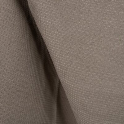 Linen cotton fabric light linen grey colour waffle texture