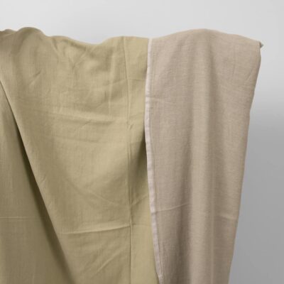 Olive green washed fabric double-sided 6 Olive green washed fabric double-sided
