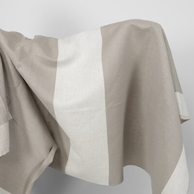 linen cotton fabric wide stripes