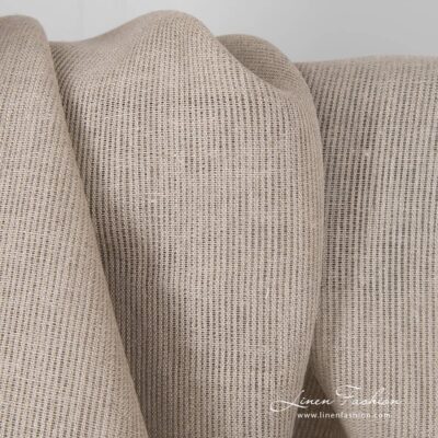 Natural flax colour linen fabric 6 Linen fabric natural flax.