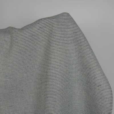 Linen fabric green-grey small pattern product photo