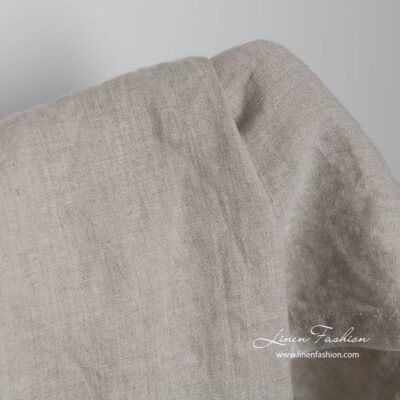 Washed natural flax linen fabric 6 Washed natural flax linen fabric