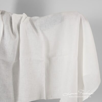 Off-white linen fabric