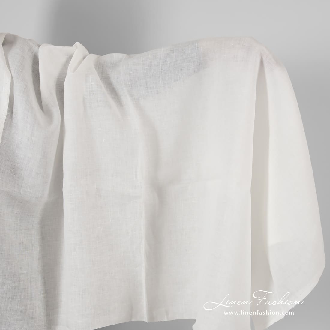 Off-white linen fabric