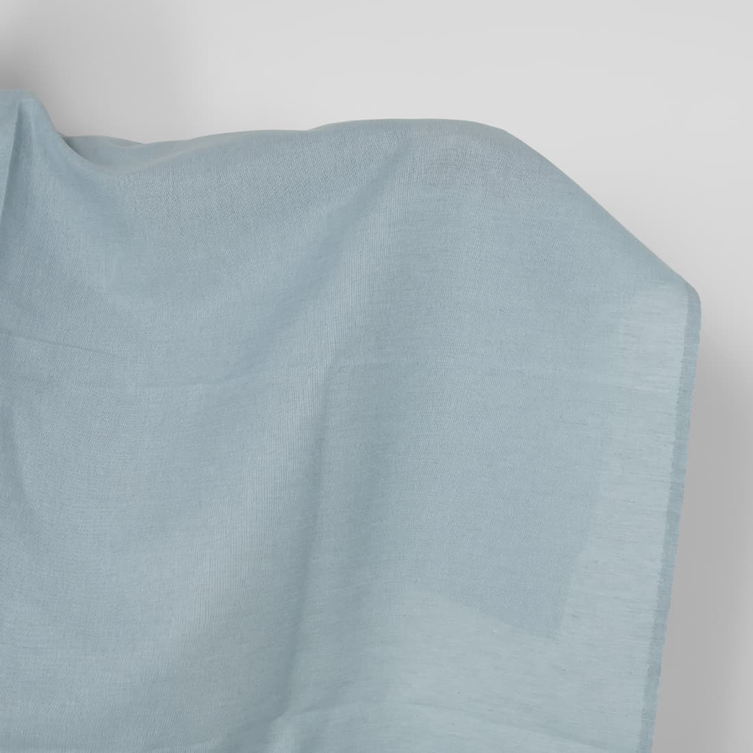 Linen fabric light greyish blue