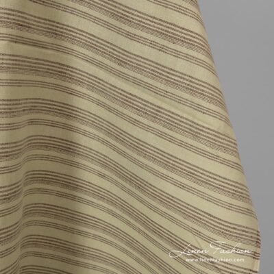 Linen cotton fabric pale green colour.