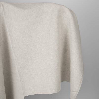 Plain linen cotton fabric in light grey 5 Plain linen / cotton fabric in light grey