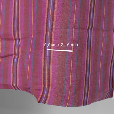 Linen cotton fabric in different shade red stripes 6 Linen cotton fabric in different shade red stripes with measurent