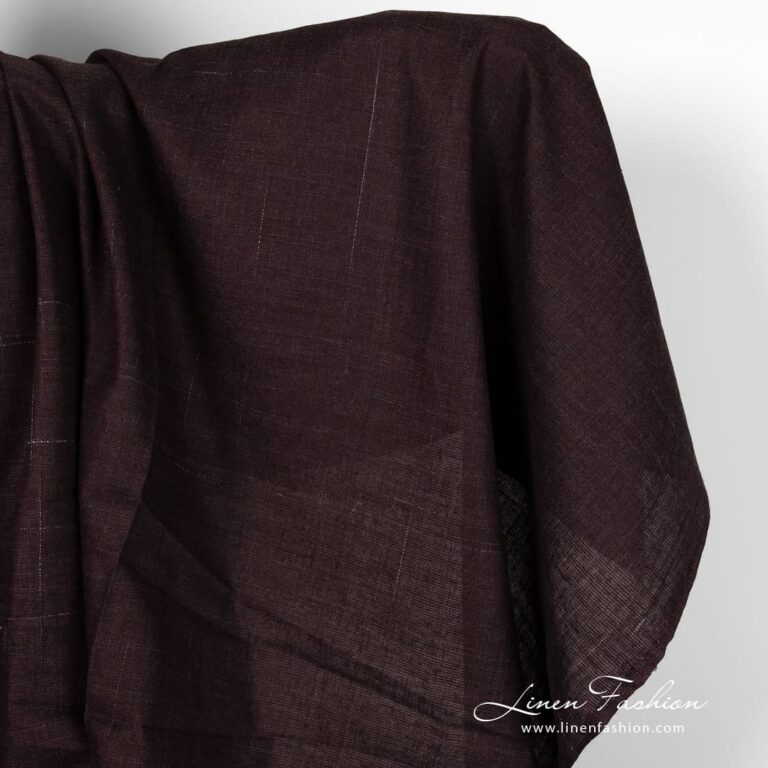 Cherry linen fabric