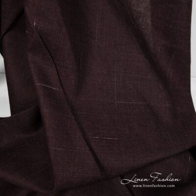 Cherry linen fabric with decorative stripes 8 Cherry linen fabric with decorative stripes