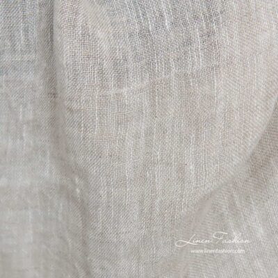 Washed transparent light grey linen fabric 7 Washed transparent light grey linen fabric