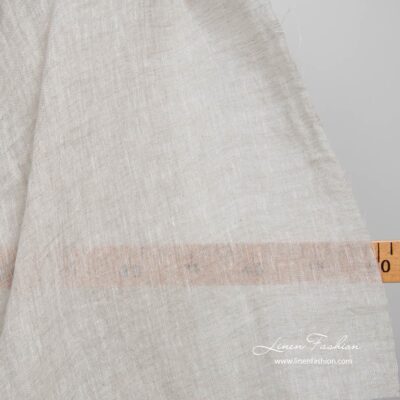 Washed transparent light grey linen fabric 8 Washed transparent light grey linen fabric