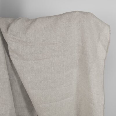 Openwork patterned linen fabric in beige 5 Openwork patterned linen fabric in beige