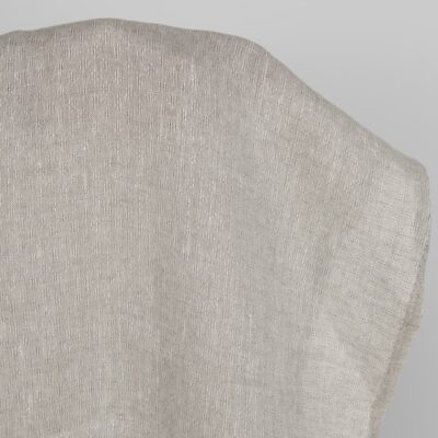 Openwork patterned linen fabric in beige 8 Openwork patterned linen fabric in beige product photo