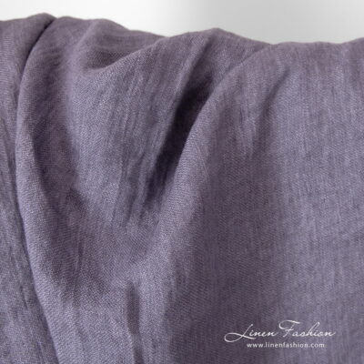 linen violet satin fabric, width 175cm.