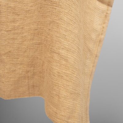 linen waffle fabric golden yellow, for towels