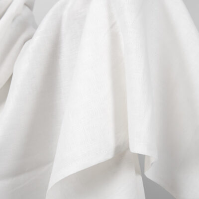 off white linen herringbone fabric