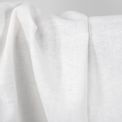 off white linen herringbone fabric
