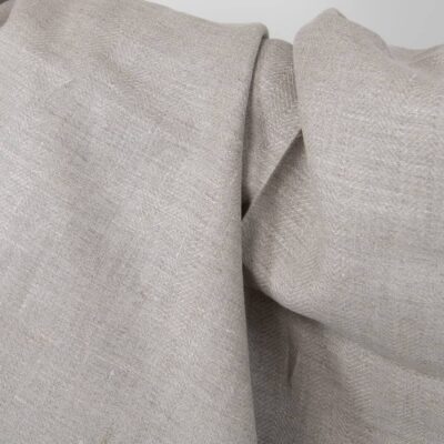Linen natural fabric herringbone 7 linen natural heringbone
