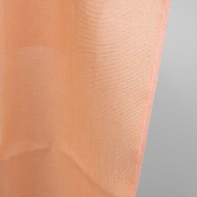 linen panama fabric peach color