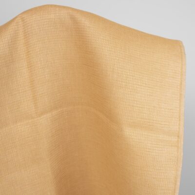 linen waffle fabric golden yellow