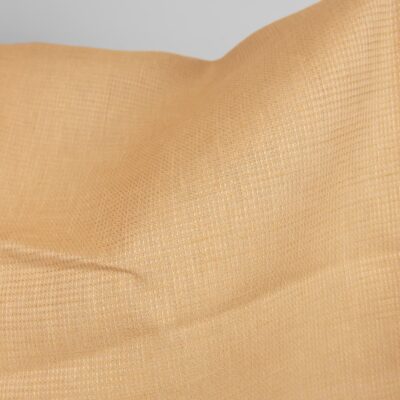 linen waffle fabric golden yellow, not washed