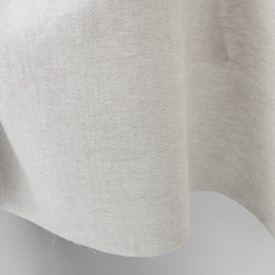 Linen fabric beige in herringbone pattern 8 Linen fabric beige in herringbone pattern product photo