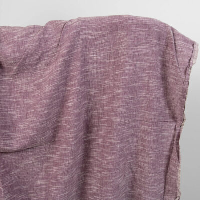 Purple variegated fabric washed 5 linen cotton purple washed fabric