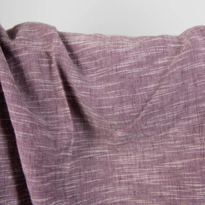 Purple variegated fabric washed 7 linen cotton purple washed fabric, iregular stripes