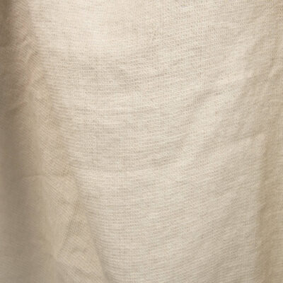 Linen wool washed fabric waffle sand colour 7 linen wool waffle sand fabric, 140cm.