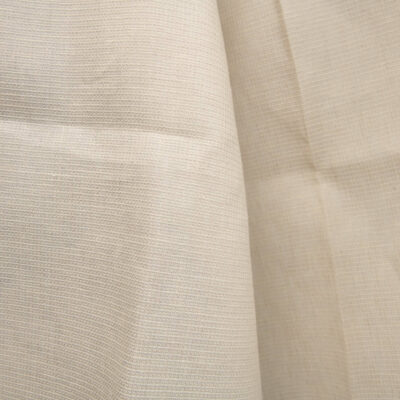 linen wool fabric in sand color medium weight
