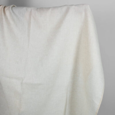 Linen wool fabric white beige herringbone 5 Linen wool fabric white beige herringbone