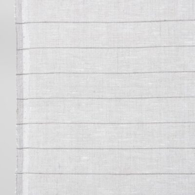 linen towel fabric beige blue, half beige