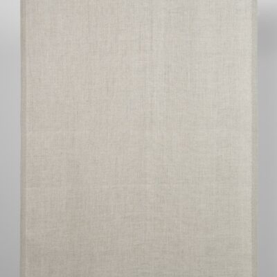Narrow linen fabric natural beige colour
