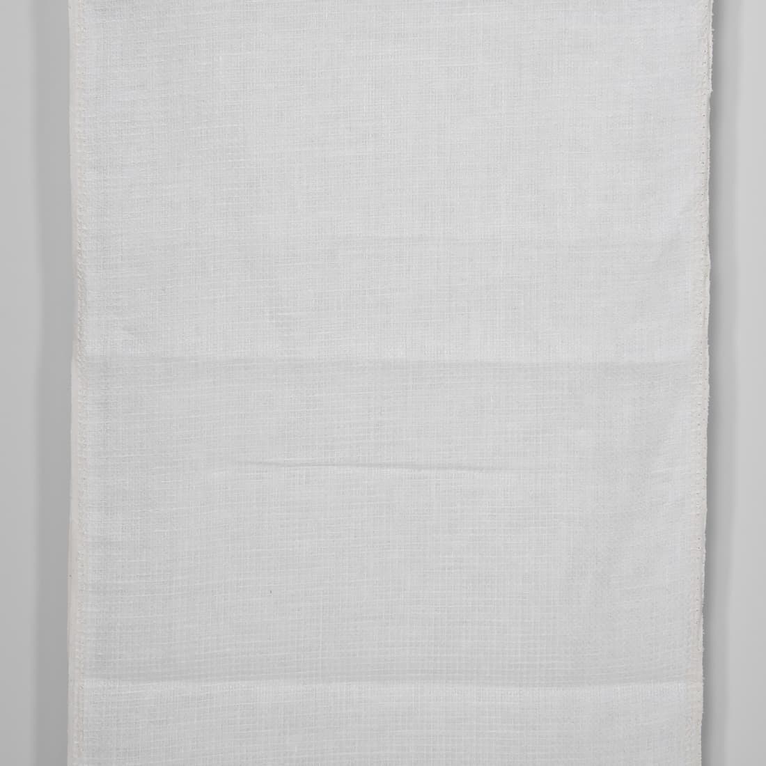 Narrow linen fabric off-white waffle