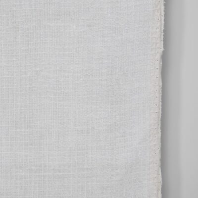 Narrow linen fabric off-white waffle product photo