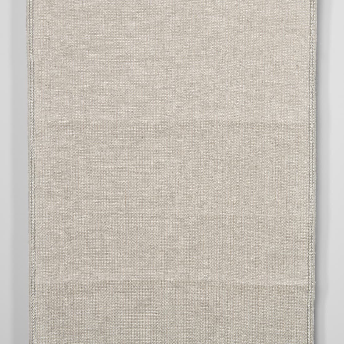 Narrow linen fabric natural and off-white waffle