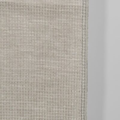 Narrow linen fabric natural and off-white waffle 4 Narrow linen fabric natural and off-white waffle close up detail