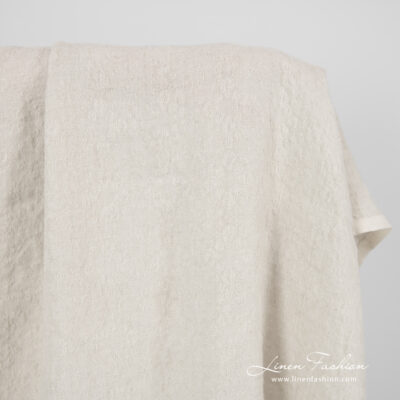 linen wool jacquard fabric for clothes.