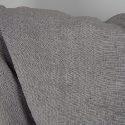 Washed linen fabric grey shades mix 7 Washed linen fabric grey shades mix close up detail