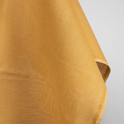 mustard linen fabric, width 150cm.