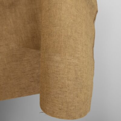 linen brown ginger fabric, width 150cm