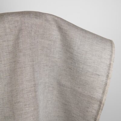 Linen fabric grey-brown and anthracite, 150cm