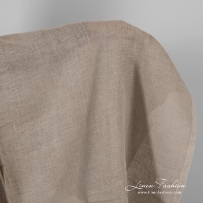 Pure linen fabric in grey 6 Grey linen fabric