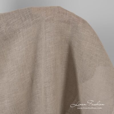 Pure linen fabric in grey 7 Linen fabric in natural color