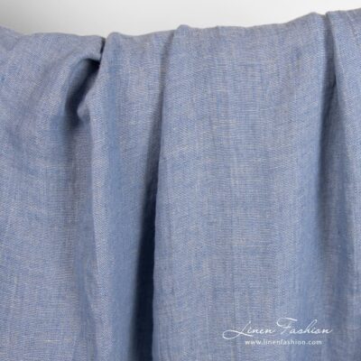 Grey blue linen fabric washed 7 Grey blue linen fabric, perfect for clothes and home textile