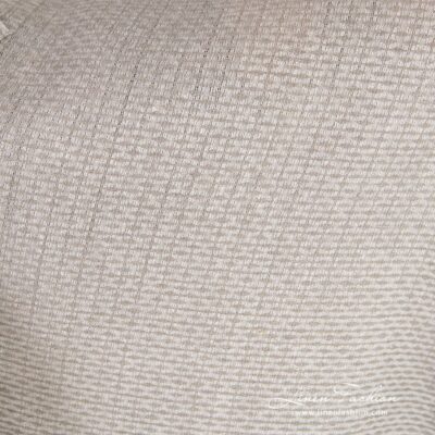 Natural linen fabric in dobby pattern