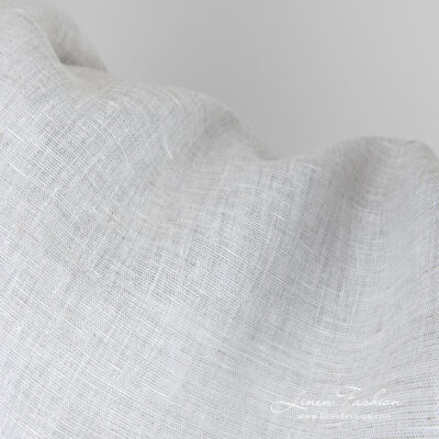 Off-white linen fabric