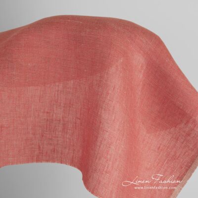Greyish rosy linen fabric in melange 5 Greyish rosy linen fabric