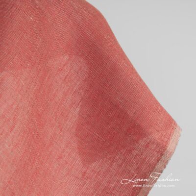 Greyish rosy linen fabric in melange 8 Greyish rosy linen fabric, high quality